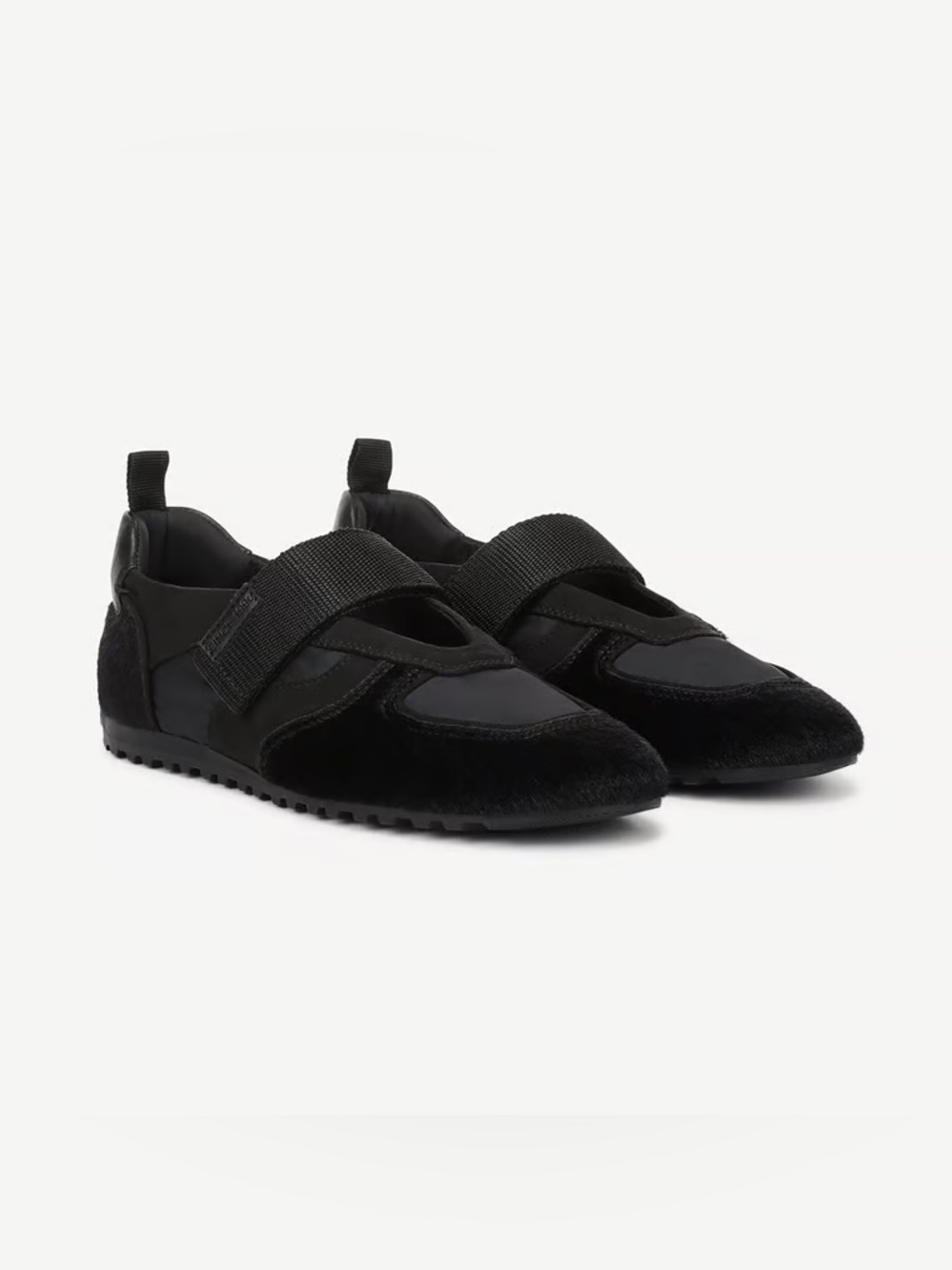 Franco Sarto Raina Sneaker black nylon microfiber brand new in box nvr worn 11!